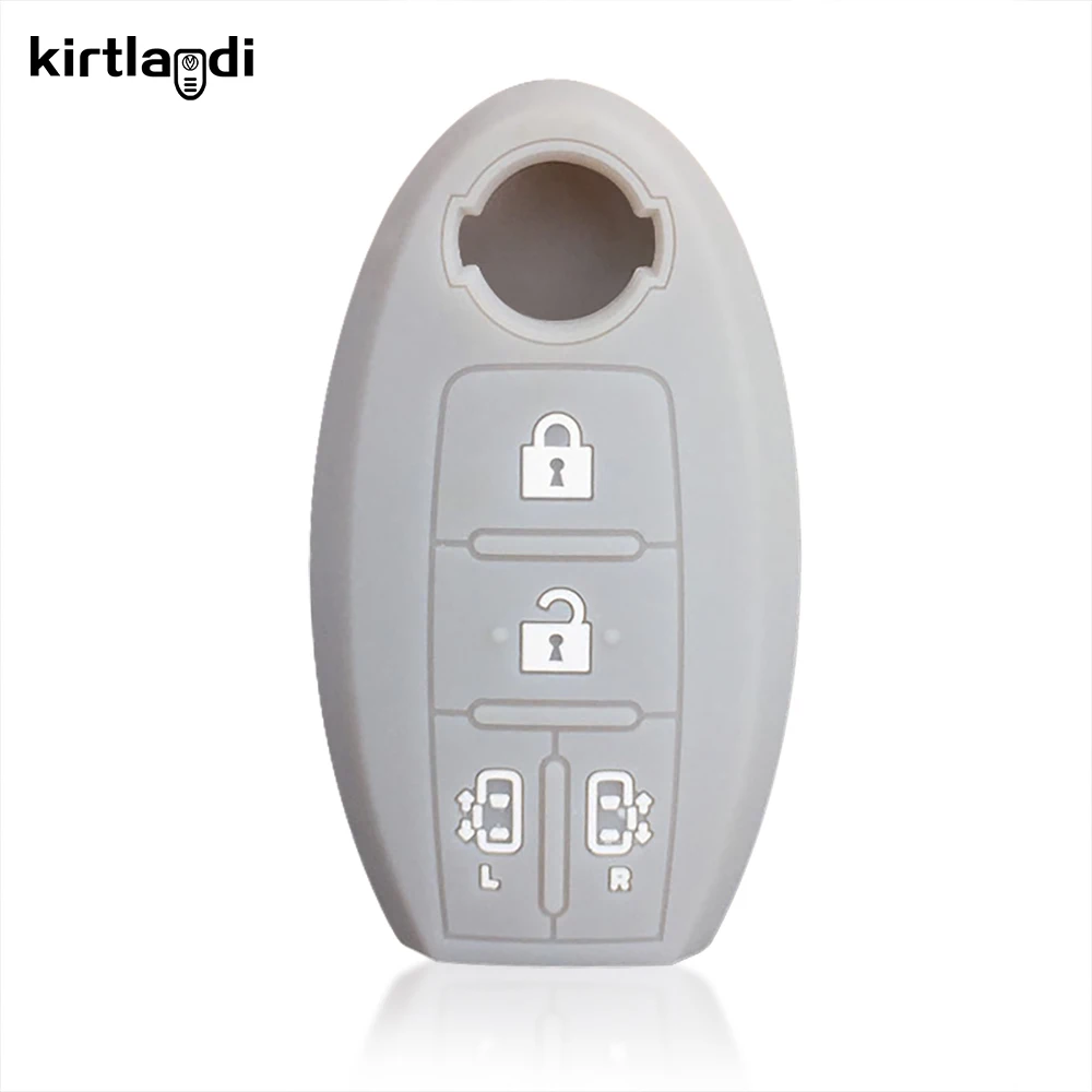 Car Key Case Cover kirtlandi Key Holder Keychain Accessories For Nissan Serena siren 2015 Evalia NV200 C23 MPV 4 button key case key case cover car key shell