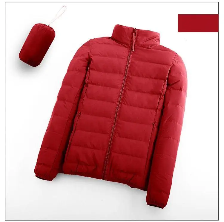 NewBang Matt Fabric Women's Down Jackets Ultra Light Duck Down Women Lightweight Coat Warm Female Windbreaker Parka Plus Coats - Цвет: red