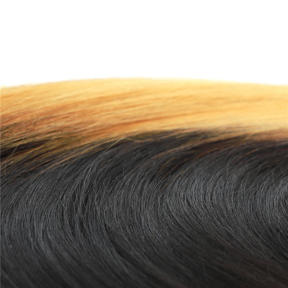 Красивые Натуральные Прямые волосы, пряди, 4 пряди/упаковка, 24 дюйма, 200 г, синтетические волосы, волнистые пряди, цвет Омбре, наращивание волос
