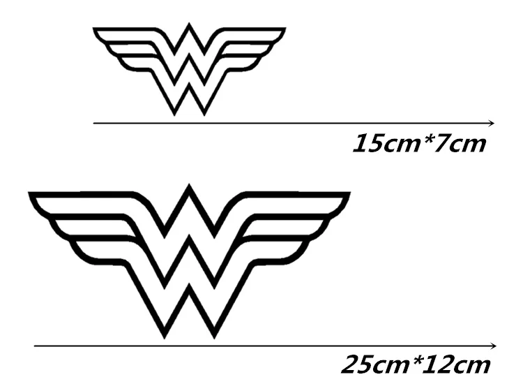 Wonder Woman Justice League автомобильные наклейки креативные Декоративные наклейки для лобового стекла ноутбука планшета авто тюнинг Стайлинг винилы D15