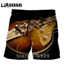 Модная Повседневная футболка в стиле панк для мужчин, женщин, детей, забавная гитара, бас, сексуальный топ для отдыха, спортивная футболка Harajuku, пляжные тренировочные брюки, шорты