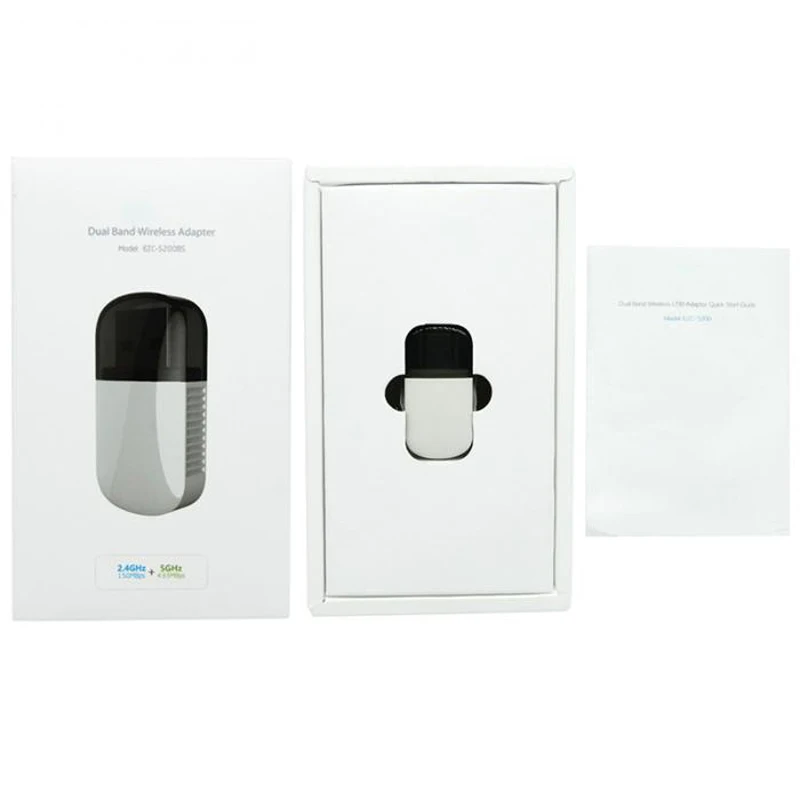 EZC-5200BS Lan USB Ethernet двухдиапазонный 2,4G 5G Мини Сетевой WiFi адаптер Wifi ключ Bluetooth приемник сетевая карта