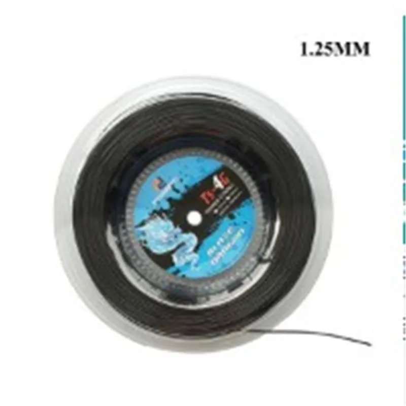 1.25MM 1 шт. хорошая прочность теннисная струна 4 г полиэфирная ракетка струна бадминтон струна Летающий зажим ракетка инструменты для нанизывания - Цвет: 1.25MM