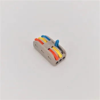 

10pcs Reusable Home Press Type Terminals Lightweight Quick Plug-In Insulation Electrical Docking Wire Connector Universal spl-3