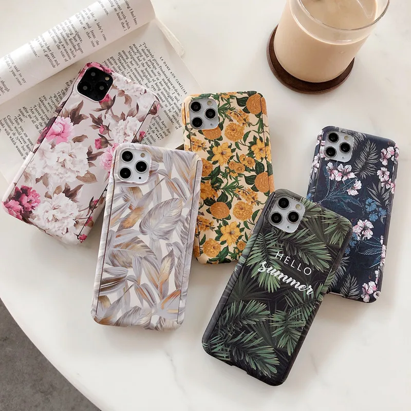 Модный 360 градусов полный корпус защитный чехол для телефона для iPhone 6 6S 7 8 Plus X XS Max XR Зеленый Кактус Жесткий PC задняя крышка Coque