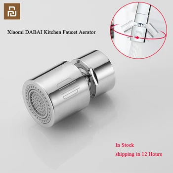 

Xiaomi DABAI Kitchen Faucet Aerator Water Diffuser Bubbler Zinc Alloy Water Saving Filter Head Nozzle Tap Connector Double Mode