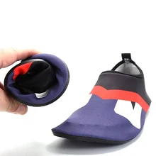 Водонепроницаемая обувь с принтом; Легкие Нескользящие быстросохнущие носки без шнуровки; обувь; летняя спортивная одежда для подводного плавания