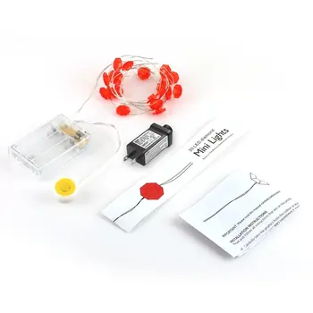 

ICOCO 20 LED Diamond Shaped String Lights Copper Wire AA Battery Powered Fairy Light Lamp for Holiday Party Decoration Lamp SALE