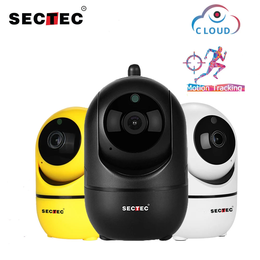 

SECTEC 1080P HD Camera Cloud WIFI Wireless Smart Camera Monitor Home Security Surveillance Auto Tracking Night Vision CCTV