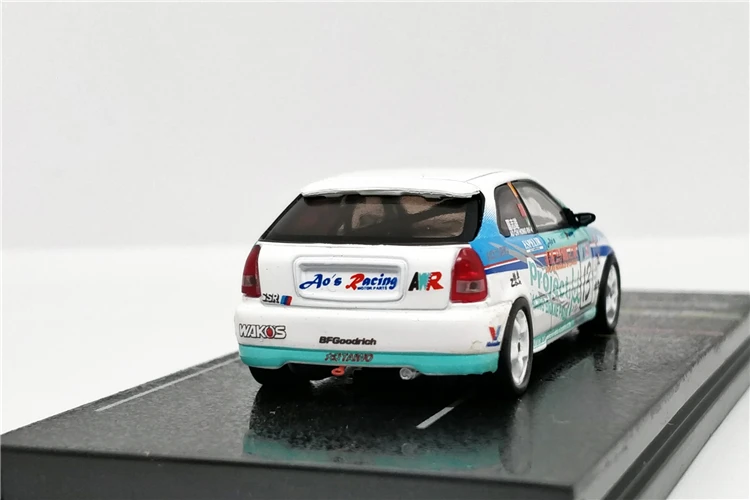 Гудронированное шоссе работает 1: 64 Honda Civic Тип R EK9 Макао СТМ чашка 2003 литья под давлением модель автомобиля