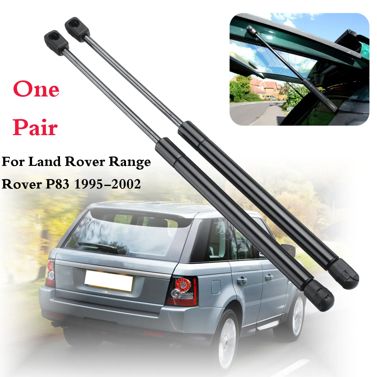 

2X Car Rear Trunk Tail Gate Tailgate Boot Gas Spring Shock Lift Struts Support Rod For Land Rover Range Rover P38 1995 - 2002