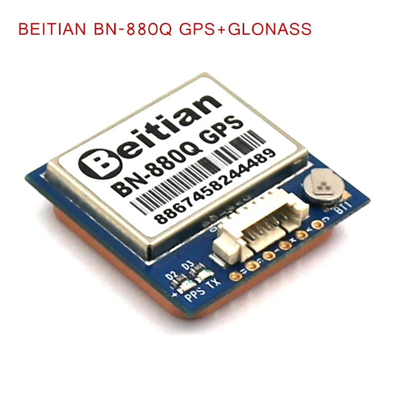 Beitian BN-880Q GPS+GLONASS Dual GPS Antenna Module TTL Level 515m/s 9600bps Module for RC Models Spare Part 28mmx28mmx8mm