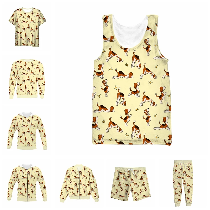 

vitinea New 3D Full Print dogs T-shirt/Sweatshirt/Zip Hoodies/Thin Jacket/Pants Four Seasons Casual R60