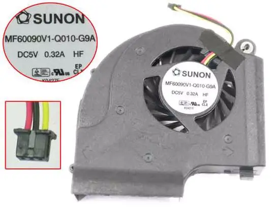 

SUNON MF60090V1-Q010-G9A DC 5V 0.32A 3-проводной Вентилятор охлаждения сервера