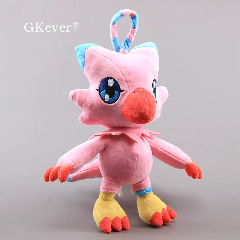 

32 cm Anime Digimon Piyomon Plush Toy Pink Color Kawaii Soft Stuffed Dolls 13" Kids Gift