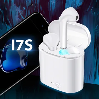 

I7s TWS Bluetooth Earphone 5.0 Stereo Earbud Bluetooth Headset with Charging Pod Wireless Headsets for All Smart Phone