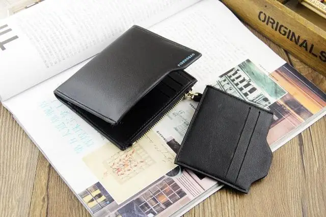 Молния RFID для мужчин кошелек мужской кошелек монета мешок денег Portomonee Walet Partmone cashelek Portmann Klachi Vallet cashelki Partmane