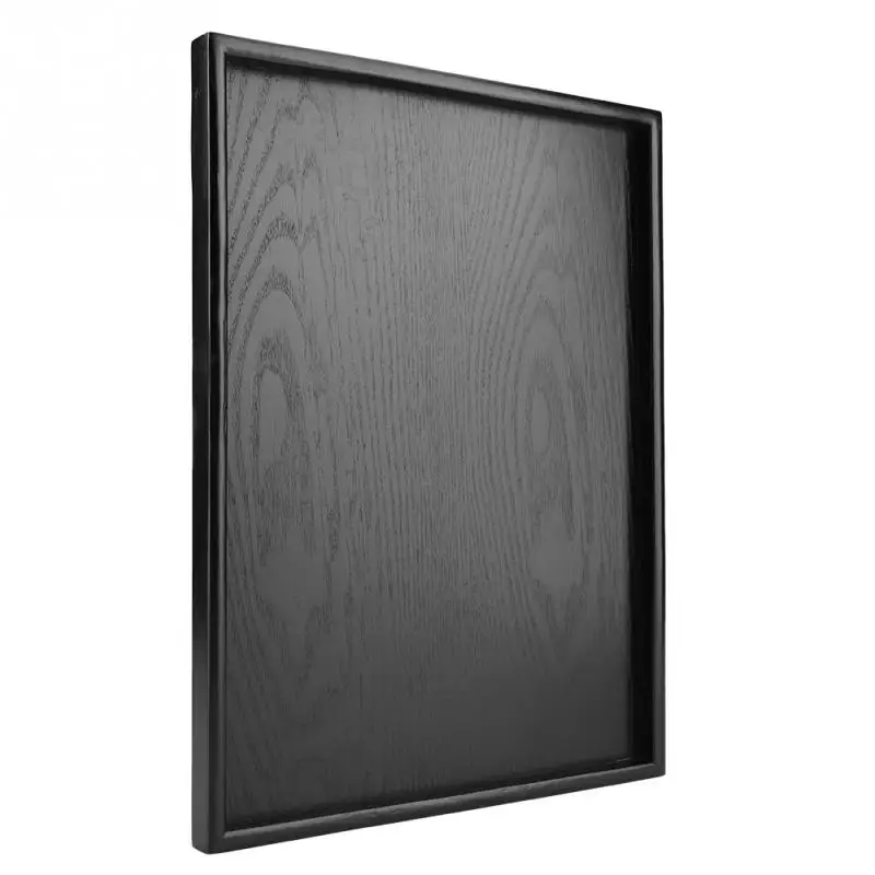 Tea Tray 5 Sizes Rectangle Wood Green Tea Board Puer Tea Trays Storage Cup Plate Kung Fu Serving Tray Accessories