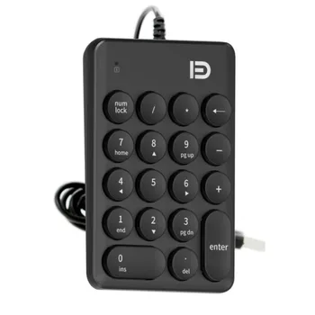 

Mini Wired Small Keyboard Portable Numeric Keypad 18 Keys Digital USB Number Keyboard Pad For Laptop PC