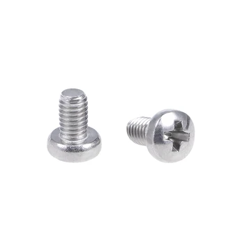 

uxcell Machine Screws Cross Head Screw 304 Stainless Steel Fasteners Bolts M3x5mm 100Pcs