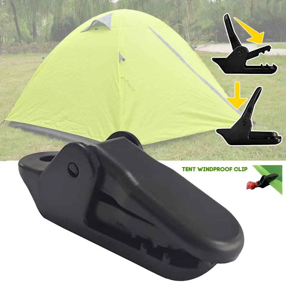 

24pcs Tarp Clips Crocodile Tent Awning Clamps Set Heavy Duty Lock Grip Instant Clip for Camping Canopy Tarps Caravan