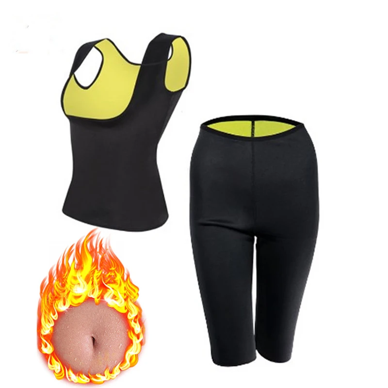 Women Underbust Sauna Neoprene Sweat Vest Capris Slimming Workout Waist Trainer Corset Body Shaper for Weight Loss Female Women Underbust Sauna Neoprene Sweat Vest Capris Slimming Workout Waist Trainer Corset Body Shaper for Weight Loss Female