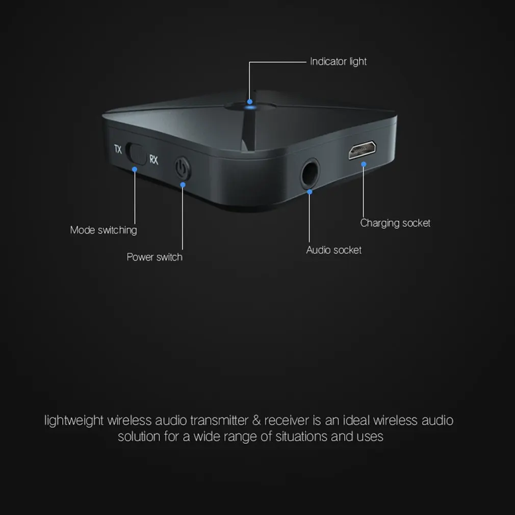 2 в 1 беспроводной Bluetooth передатчик приемник Универсальный 3,5 мм аудио адаптер ТВ автомобильный музыкальный приемник для наушников динамик громче