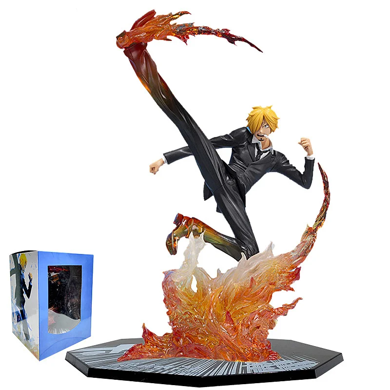 Фигурки героев аниме Vinsmoke Sanji цельнокроеные экшн фигурки Фея Джамбе ПВХ