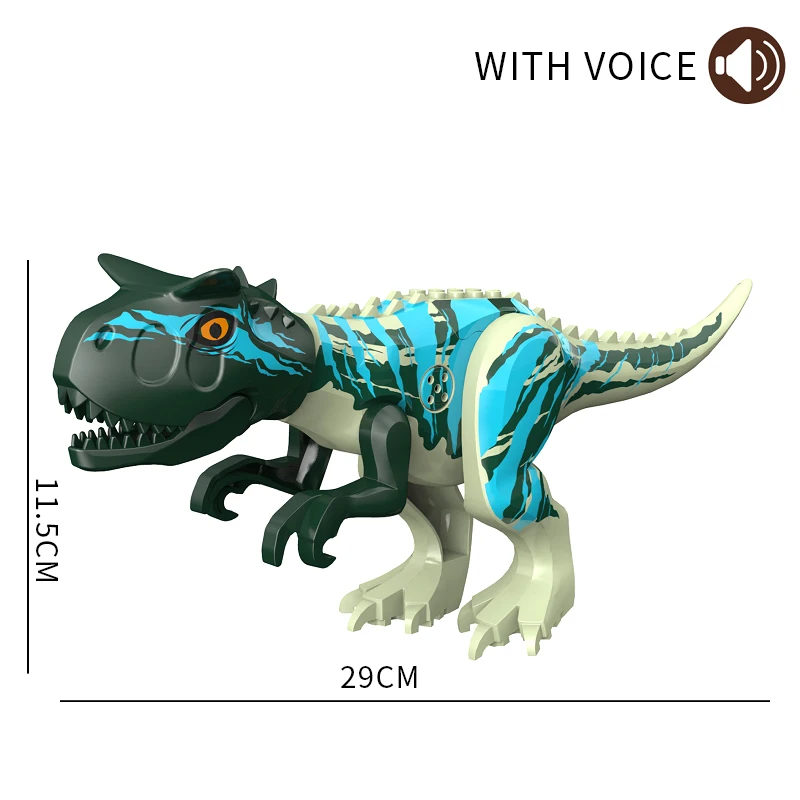 thumbnail image 1 of Brutal Raptor Building Jurassic Blocks World 2 MINI Dinosaur Figuras Ladrillos Dino Juguetes Para Niños Dinosaurios Navidad, 1 of 5