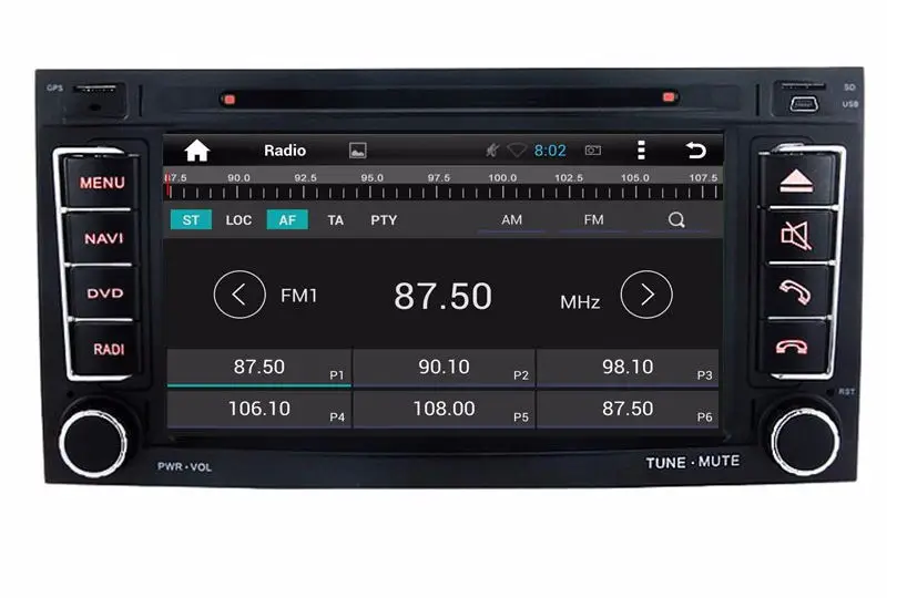 Автомагнитола на Android 8 0 экран 7 1 дюйма восьмиядерный процессор DVD GPS радио для
