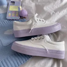 

Platform Sports Shoes Women's Sneakers Purple Flats Kawaii Harajuku 2021 Vulcanize Tennis Female Lolita sneakers women