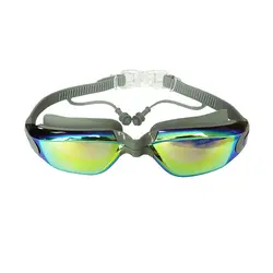 Профессиональный HD Водонепроницаемый Анти-туман и анти-УФ сиамские затычки для ушей покрытие взрослых плоские очки красочные
