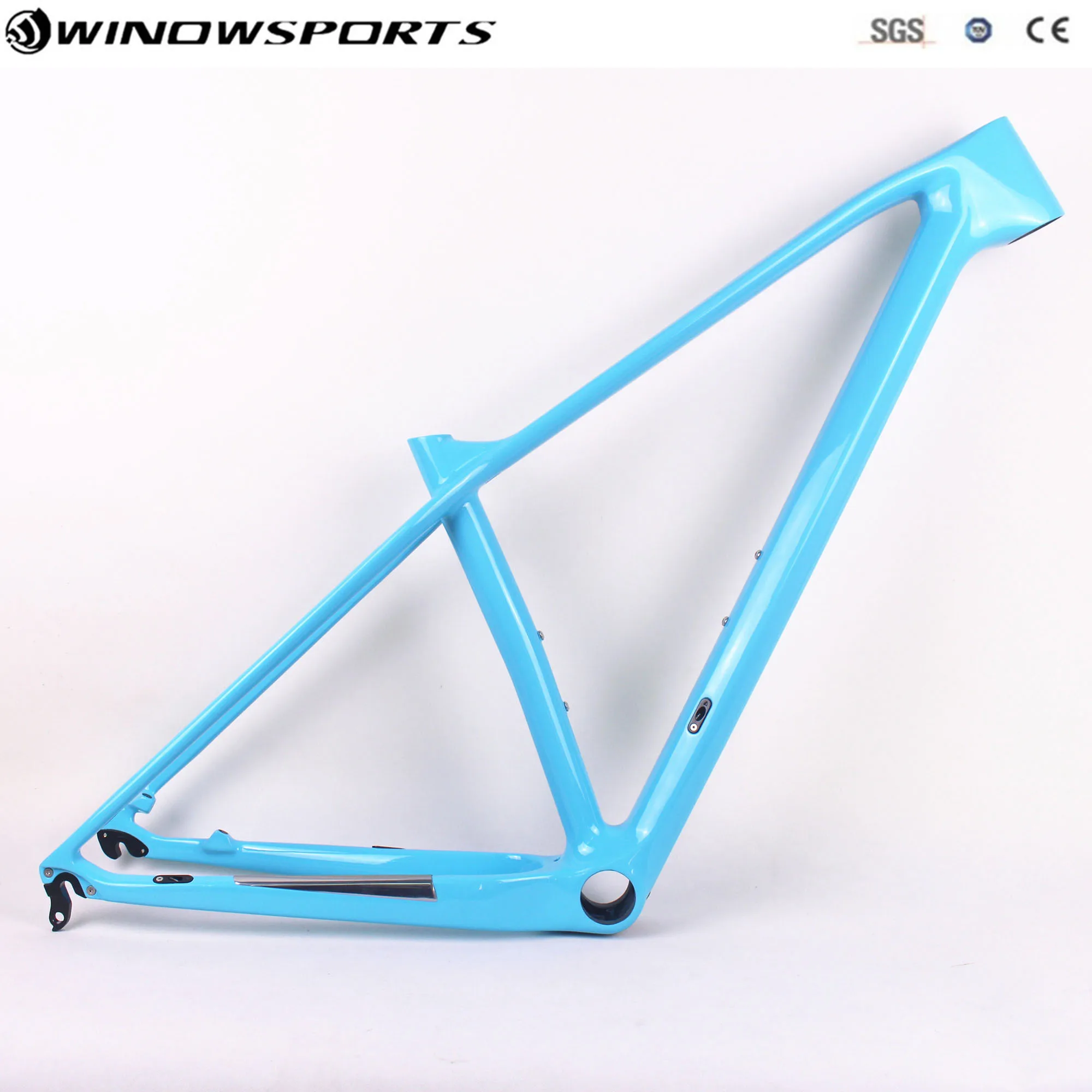 Sky Blue Китайский Маутейн велосипед 29er карбоновый горный велосипед 27,5 er MTB карбоновая рама Размер XS/S/M/L 142x12 дисковые гоночные карбоновые mtb велосипедные рамы - Цвет: Sky Blue