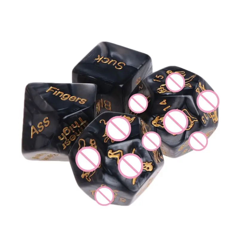 Fun Acrylic Erotic Dice Love Game for Couples