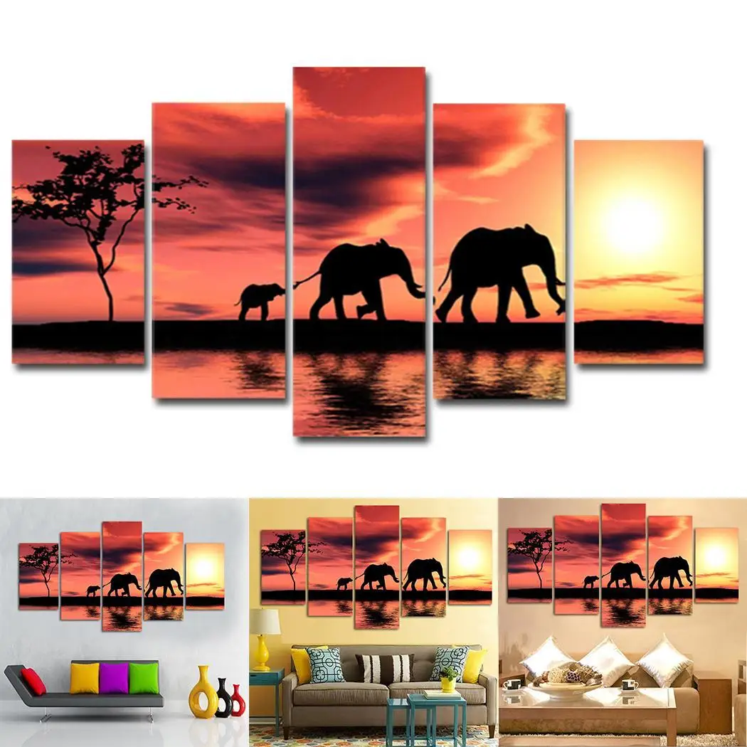 New Animal Pattern Painting Print Picture Home Pack of Decoration Wall Modern Art Decor Indoor | Дом и сад
