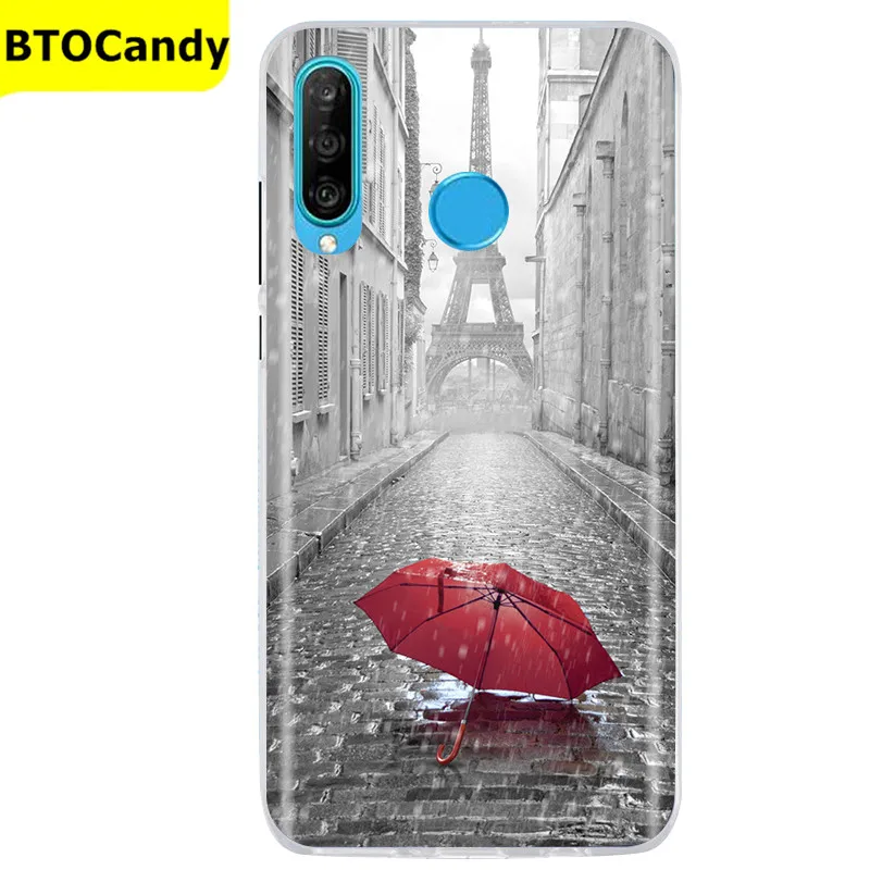Case For Huawei P30 Lite Pro Case Tpu Cute Back Cover On For Fundas Huawei P30lite Case P 30 lite pro P30pro Soft Silicone Case phone flip cover Cases & Covers