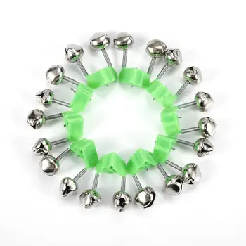 BIG DISCOUNT ❤️ 10 Pcs Fishing Tools Bite Alarms Fishing Rod Bells Rod Clamp Tip Clip Bells Ring Green Fishing Accessory For Fresh Fisherman - discount item 28% OFF Sports & Entertainment