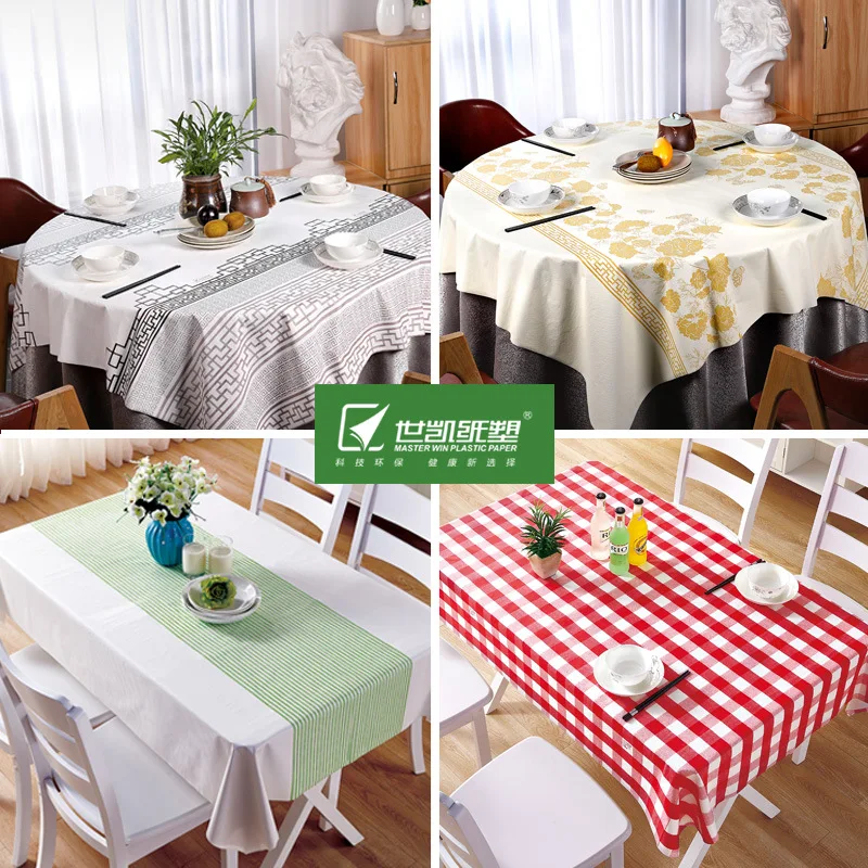 A Generation of Fat Shikai Paper-plastic Stick Disposable Tablecloth Thick Hotel Restaurant Environmentally Friendly Tablecloth