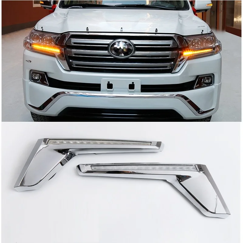 Светодиодный светильник для автомобиля ДХО передняя фара land cruiser Lc200 2016 2018