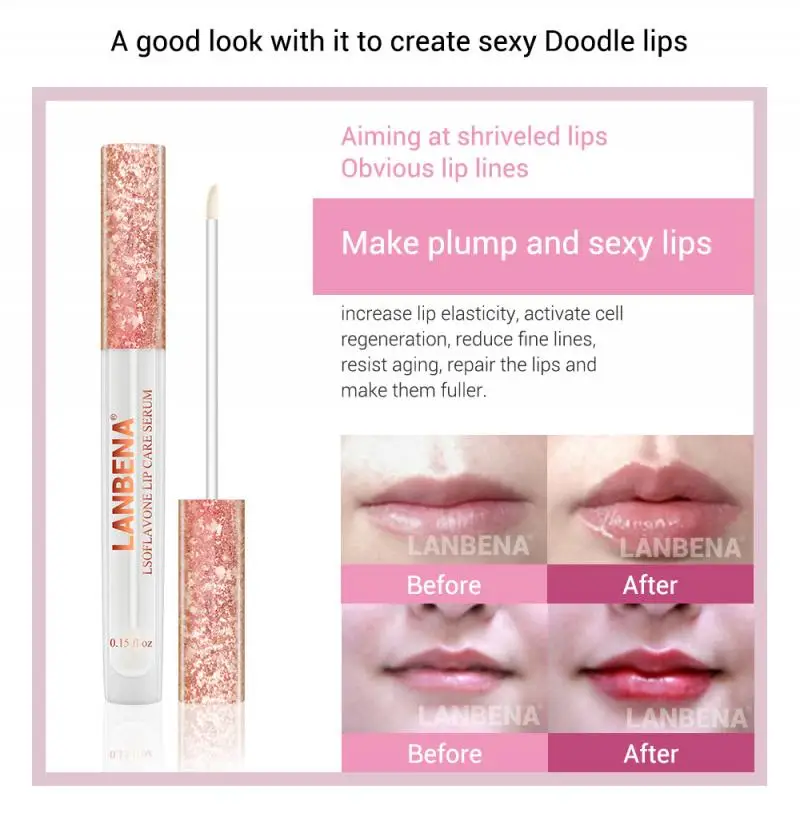 LANBENA Moisturizing Lips Care Blam Repairing Reduce Fine Lines Lip Mask Enhance Elasticity Resist Aging Lip Gloss Makeup TSLM1 LANBENA Moisturizing Lips Care Blam Repairing Reduce Fine Lines Lip Mask Enhance Elasticity Resist Aging Lip Gloss Makeup TSLM1