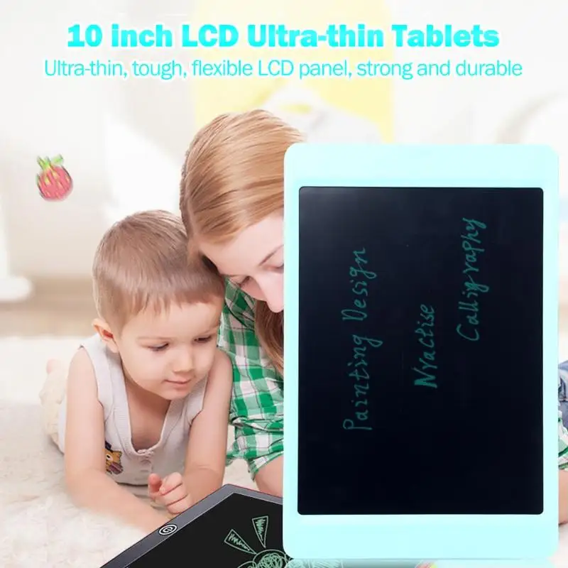 10 дюймов ЖК-дисплей планшет для рисования цифровой графический планшет электронная картина рукописного ввода модный наряд для родителей и
