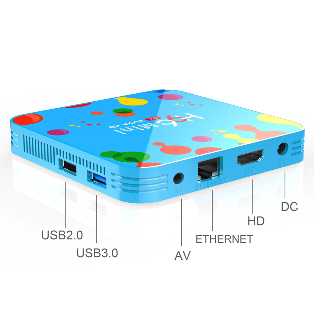H96 мини H6 Android 9,0 ТВ приставка Allwinner четырехъядерный 64-бит 6K HD 32G 128G EMMC Smart tv wifi Youtube телеприставка медиаплеер
