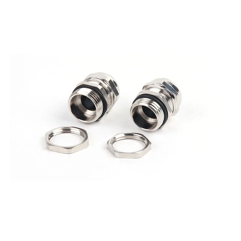 1piece Nickel Brass Metal IP68 Waterproof Cable Glands Connector Wire Glands 3-44mm Cable M PG cable gland electrical connector