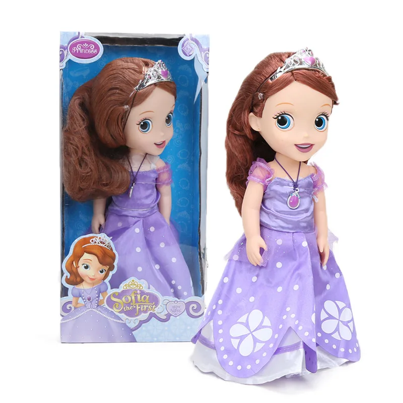 Goede 30cm Disney Prinses Figuur Sofia Sophia De Eerste Disney Prinses PVC Action Figure Collectible Model Poppen Speelgoed