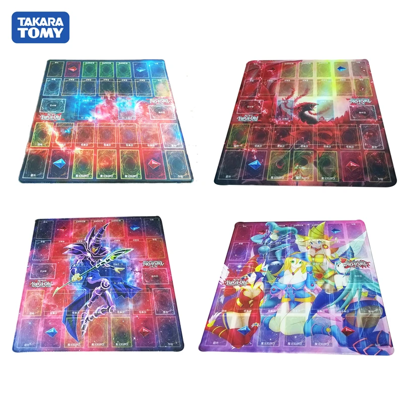 TAKARA TOMY 55*55 см YU GI OH Duel Masters игровой коврик четыре карты Группа поединок диск карта