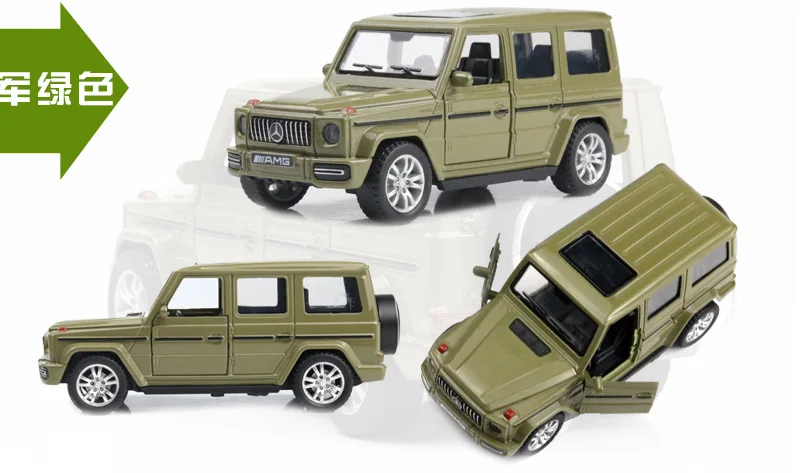Mercedes Модель автомобиля из сплава G63 игрушка внедорожник открывание двери мужской торт украшение пекарня украшения