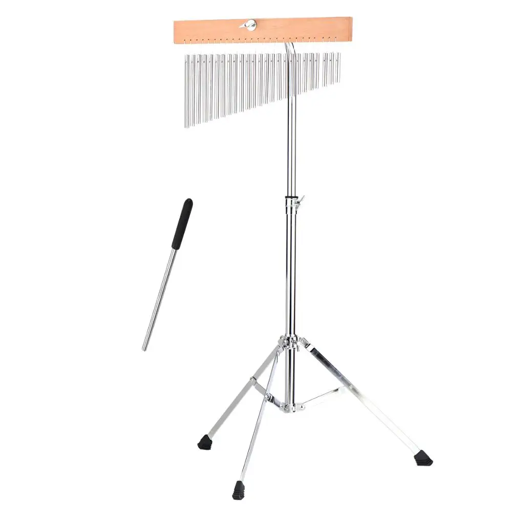 ウッドスタンドスティック付きテーブルトップウィンドチャイム