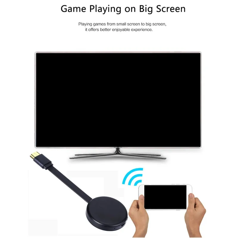 Для Netflix Youtube беспроводной экранный преобразователь кабель Plug-and-play Wi-Fi дисплей литье зеркального отображения адаптер Соединительный шнур