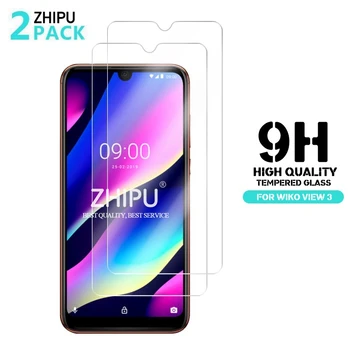 Перейти на Алиэкспресс и купить 2 шт закаленное стекло для WIKO VIEW 3 6,26 дюймстекло протектор экрана 2.5D 9H Премиум Закаленное стекло для WIKO VIEW 3 защитная пленка