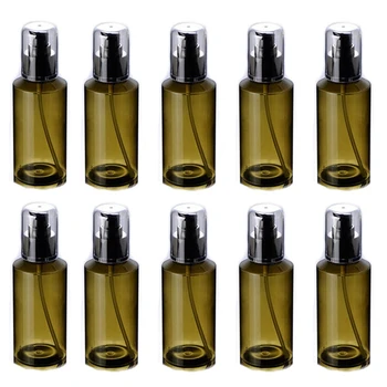 

10Pcs 100Ml Transparent Plastic Perfume Atomizer Small MIni Empty Spray Refillable Bottle Travel Bottles Set